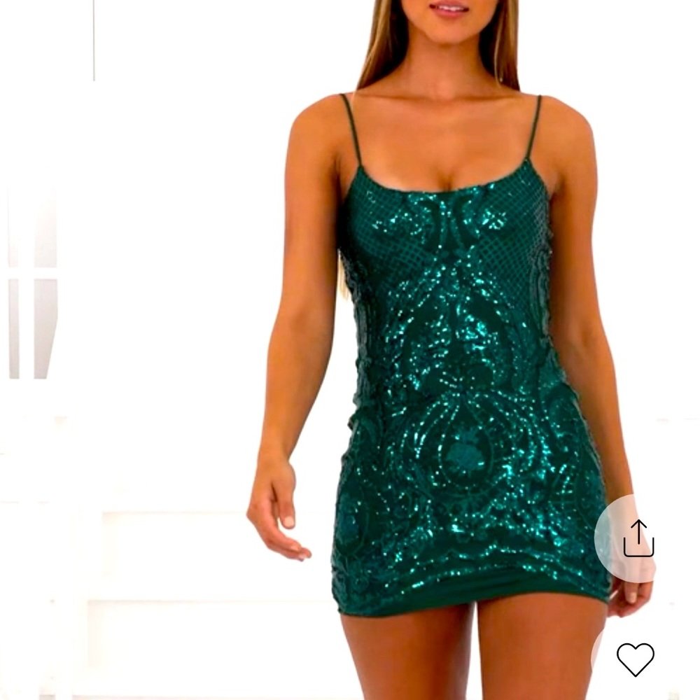 NEW Lucy In The Sky Raelynn Sequin Bodycon Dress